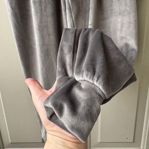 SKIMS Grey Velour Jogger Lounger Pants Size Medium - Picture 4 of 12